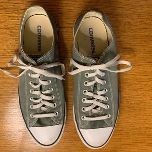 Converse All-Stars.  Size 10.  Green.